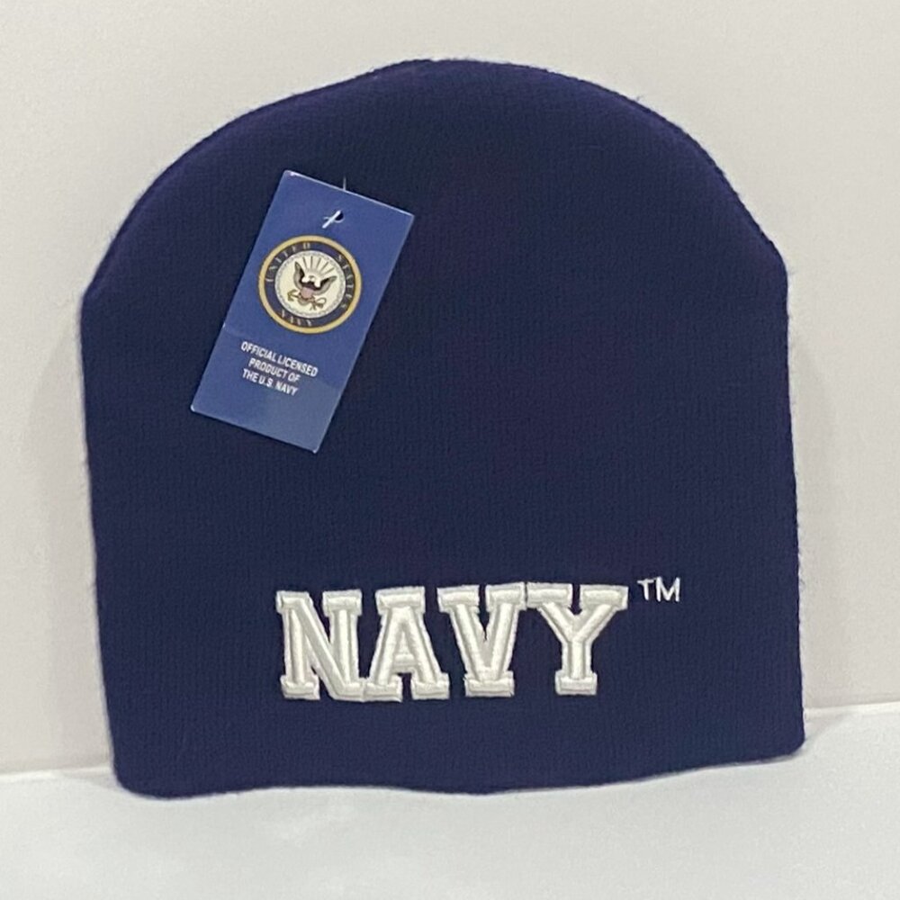 New Navy Short Beanie